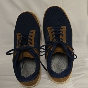 Men's Navy and Brown Casual Shoes